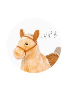 Chipolino ugráló lovacska hanggal - brown