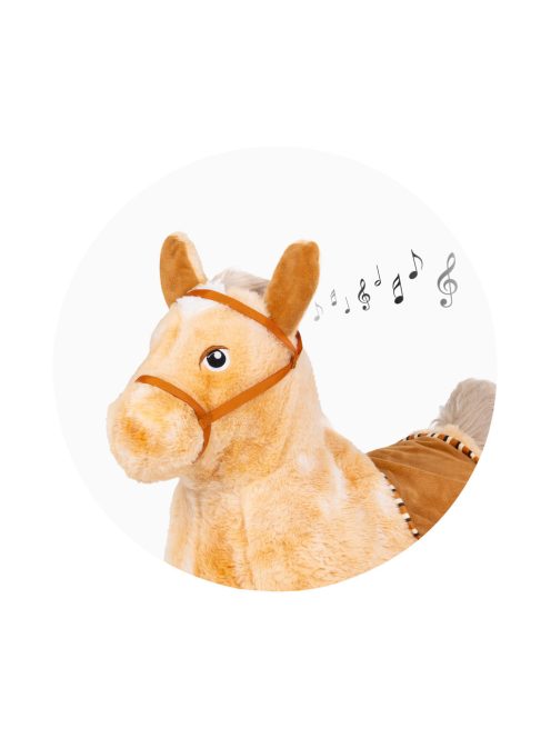 Chipolino ugráló lovacska hanggal - brown