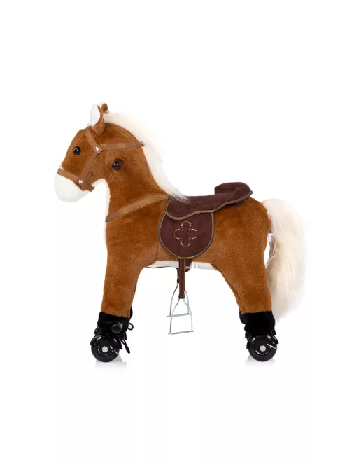 Chipolino lovacska hanggal és kerékkel - brown