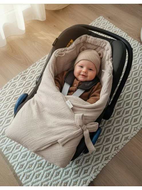 Albero Mio bélelt autósülésbe való pólya - CC2 Beige