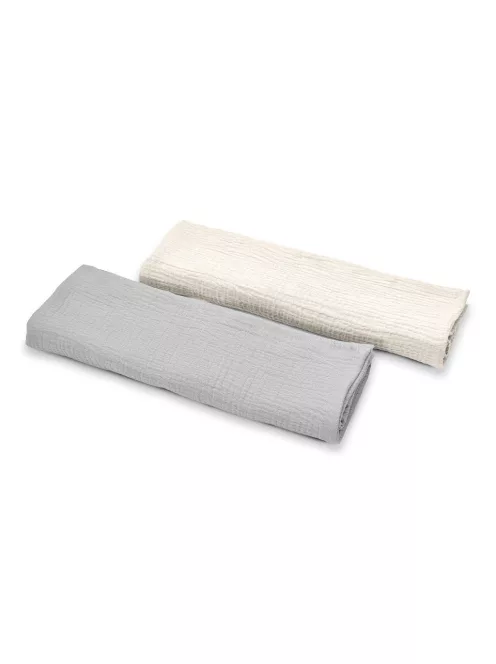 Albero Mio muszlin pelenka, 2 darabos csomag - CC3 Grey