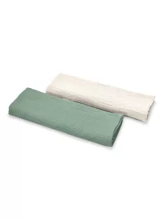 Albero Mio muszlin pelenka, 2 darabos csomag - CC4 Green
