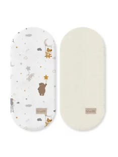   Albero Mio babakocsi mózeshez lepedő 2 darabos csomag - 421 Mouse