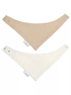   Albero Mio muszlin előke, 2 darabos csomag - WM447 Biscuit beige