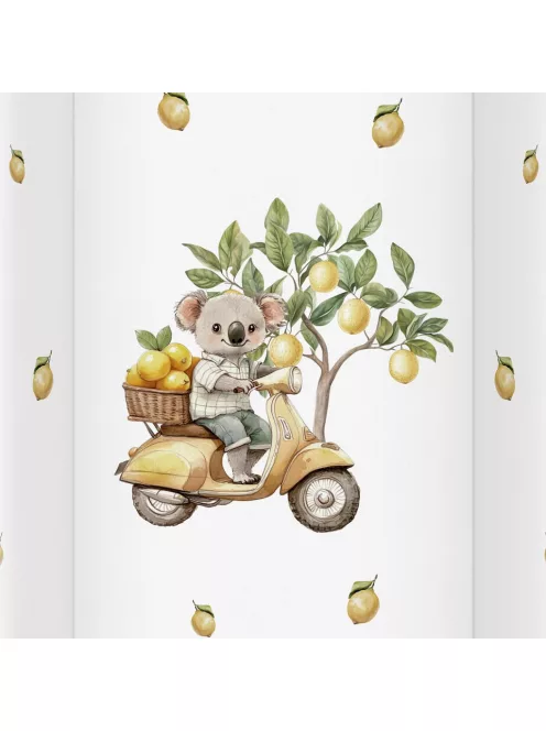 Albero Mio puha pelenkázó lap peremes 70 cm - 446 Travelling koala