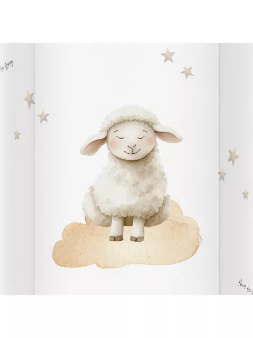 Albero Mio puha pelenkázó lap peremes 70 cm - 447 Sleeping sheep