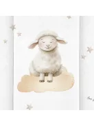 Albero Mio lapos, puha pelenkázó lap 70 cm - 447 Sleeping sheep