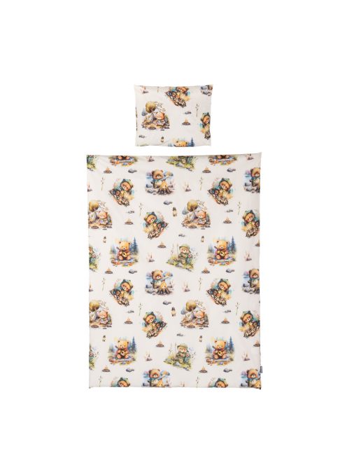 Chipolino 3 részes ágynemű garnitúra - Bear in the forest
