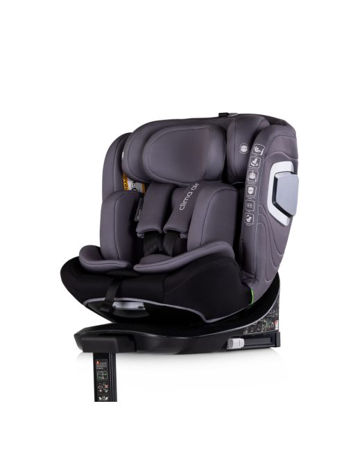 Chipolino Clima Air I-Size autósülés 40-150cm - anthracite