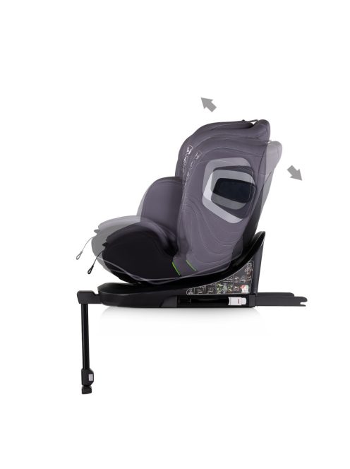 Chipolino Clima Air I-Size autósülés 40-150cm - anthracite