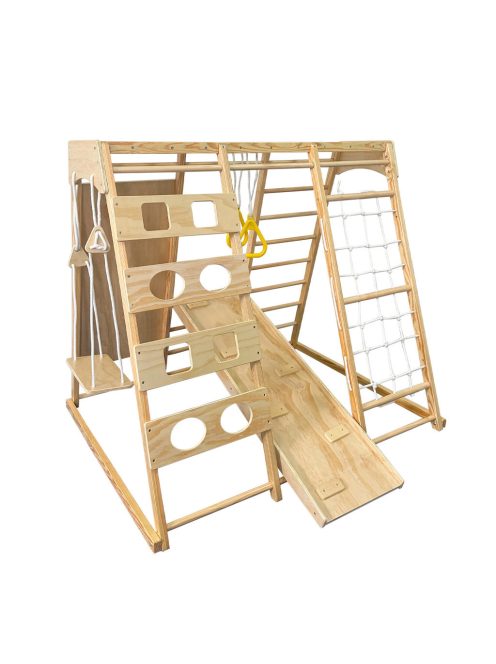 Chipolino Fa mászóka és hinta - natúr