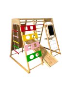 Chipolino Fa mászóka és hinta táblával - színes