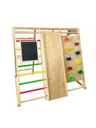 Chipolino Fa mászóka és hinta táblával - színes