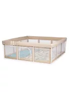 Chipolino Easy babakarám összecsukható 180x180 cm - beige