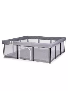 Chipolino Easy babakarám összecsukható 180x180 cm - grey