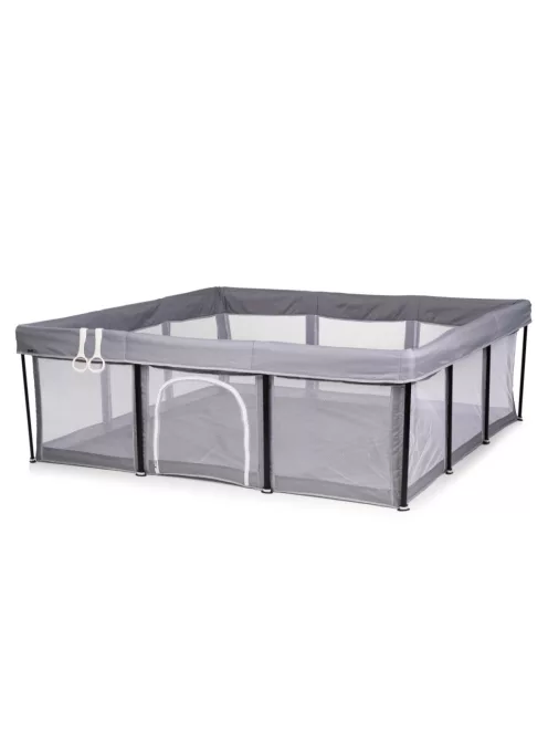 Chipolino Easy babakarám összecsukható 180x180 cm - grey
