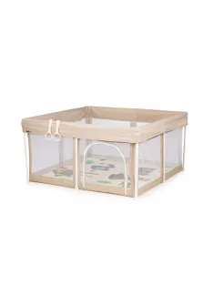 Chipolino Vibe babakarám összecsukható 120x120 cm - beige