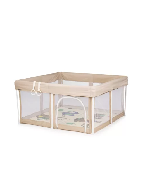 Chipolino Vibe babakarám összecsukható 120x120 cm - beige