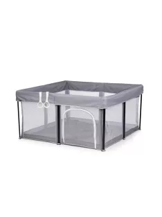 Chipolino Vibe babakarám összecsukható 120x120 cm - grey