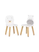 Chipolino Asztalka 2 székkel - hippo and lion