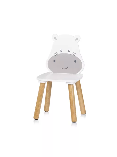 Chipolino Asztalka 2 székkel - hippo and lion