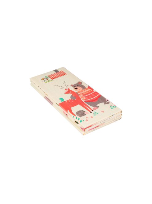 2 oldalas összehajtható játszószőnyeg 180x200cm - Erdő