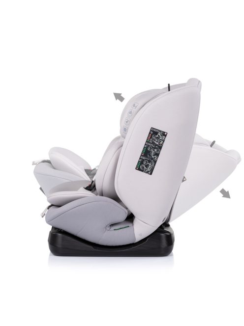 Chipolino Mondial autósülés I-Size 40-150cm - platinum
