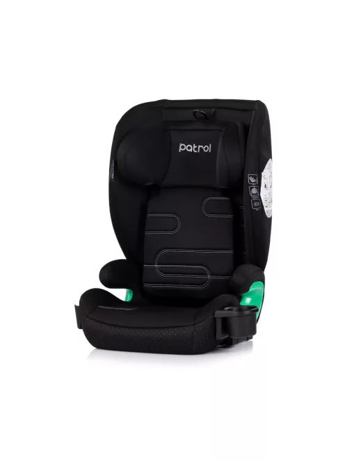 Chipolino Patrol autósülés Isofix 100-150cm - noir