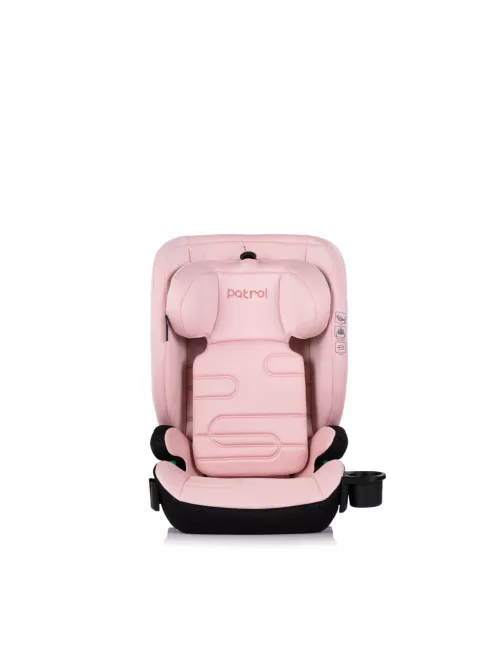 Chipolino Patrol autósülés Isofix 100-150cm - powder pink