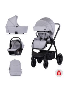   Chipolino Prestige 3az1-ben multifunkciós babakocsi - Platinum