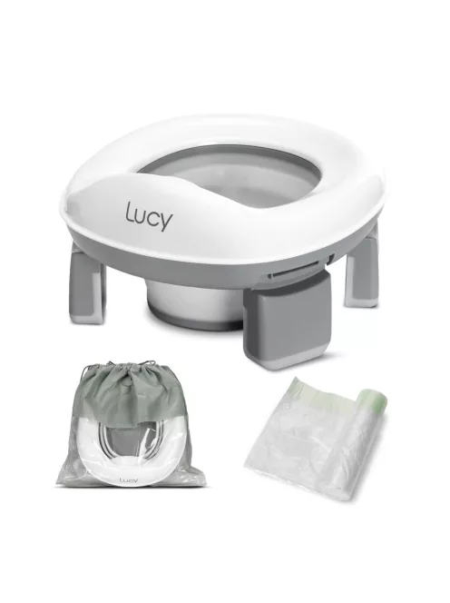 Lorelli Lucy 2 az 1-ben hordozható bili és wc-szűkítő - Grey