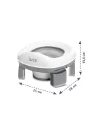 Lorelli Lucy 2 az 1-ben hordozható bili és wc-szűkítő - Grey