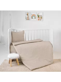 Lorelli 3 részes ágynemű garnitúra - Beige Sky