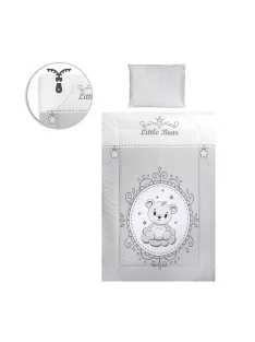 Lorelli 5 részes ágynemű garnitúra - Little Bear GREY