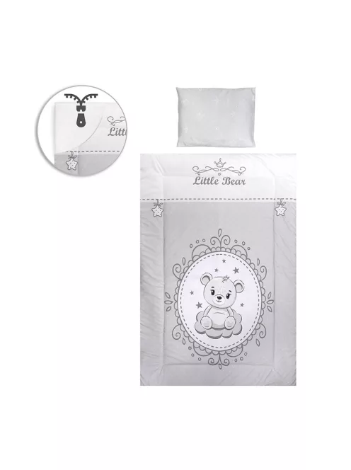 Lorelli 5 részes ágynemű garnitúra - Little Bear GREY