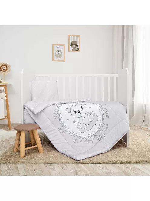 Lorelli 5 részes ágynemű garnitúra - Little Bear GREY