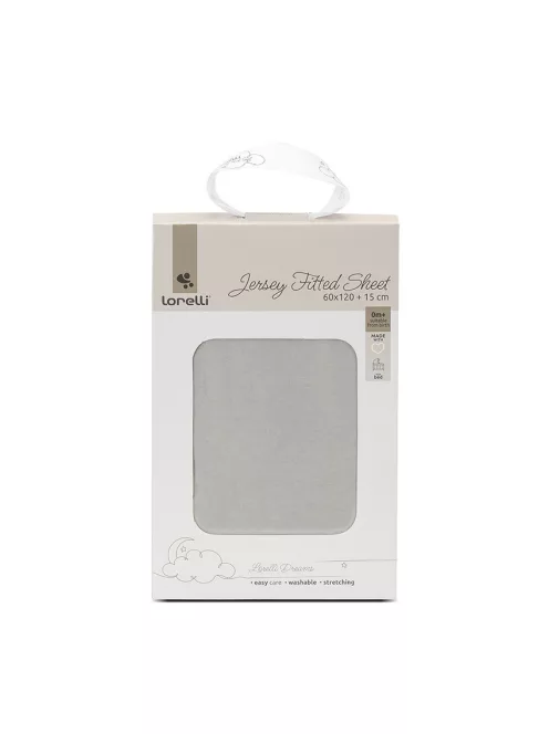 Lorelli gumis lepedő 60x120x15 - GREY