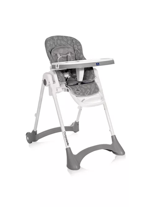 Lorelli Campanella multifunkciós etetőszék - Grey Candy PU Leather