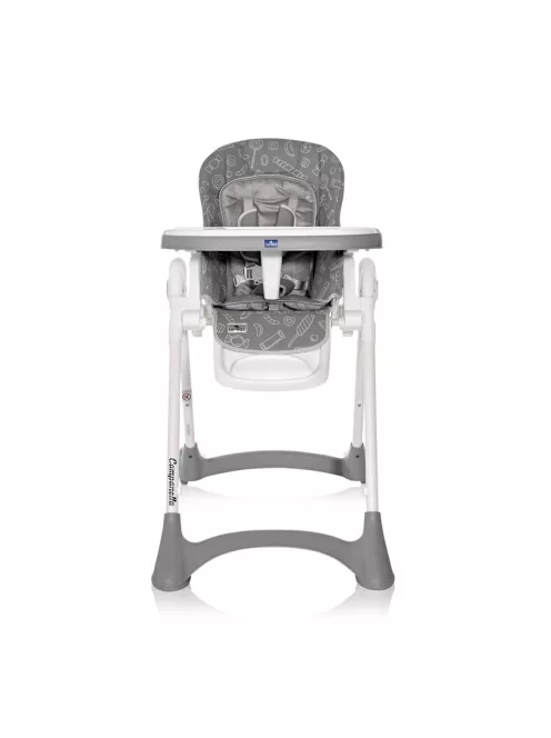 Lorelli Campanella multifunkciós etetőszék - Grey Candy PU Leather