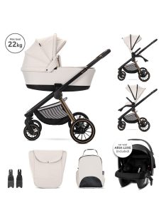 Lorelli Bianca 3az1-ben újszülött babakocsi - Beige Latte