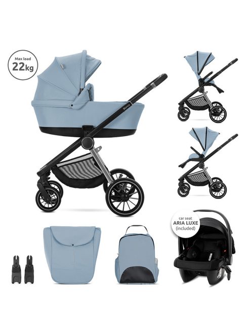 Lorelli Bianca 3az1-ben újszülött babakocsi - Blue