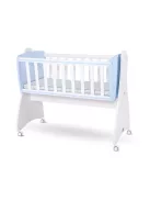 Lorelli First Dreams ringatható bölcső 105x55 - White / Baby Blue