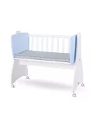 Lorelli First Dreams ringatható bölcső 105x55 - White / Baby Blue