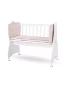 Lorelli First Dreams ringatható bölcső 105x55 - White / Light Oak