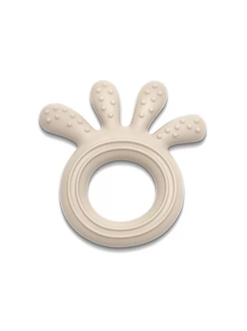 Lorelli Polip természetes szilikon rágóka - Beige