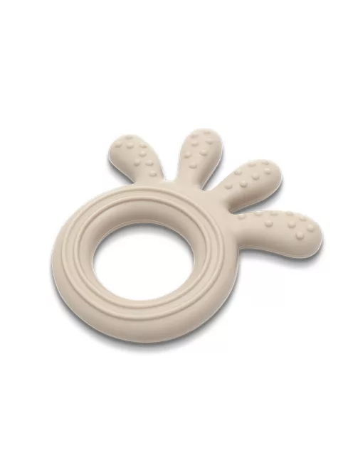 Lorelli Polip természetes szilikon rágóka - Beige