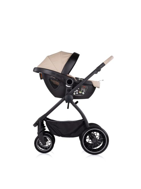 Chipolino Prestige 3az1-ben multifunkciós babakocsi - Latte