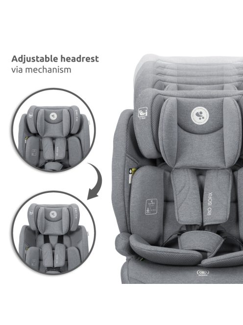 Lorelli Rio isofix autósülés i-Size 76 -150cm - Black