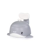 Chipolino Baby Whale bálna alakú bili tetővel - grey