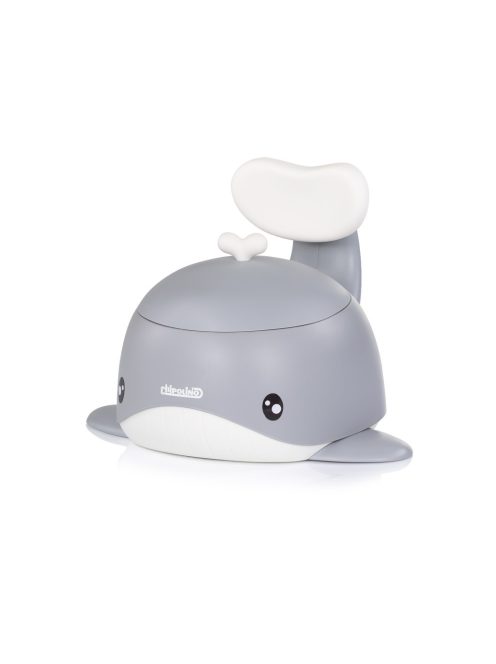 Chipolino Baby Whale bálna alakú bili tetővel - grey